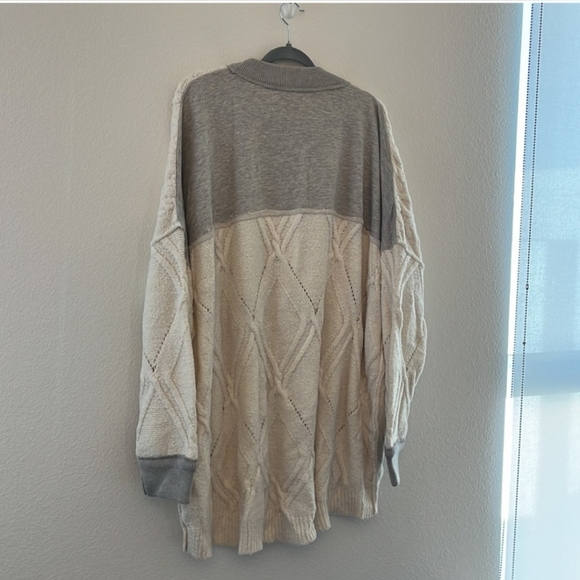 Free people Olympia sweater tunic sz L - Picture 6 of 16